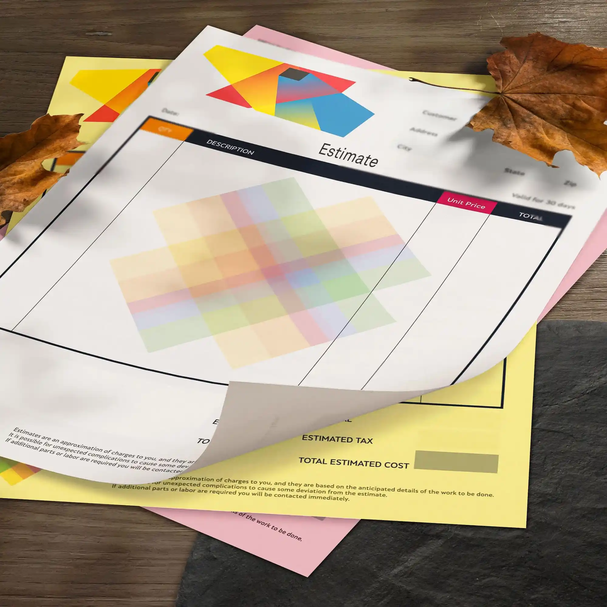 Custom Printed 3-part NCR Forms with Variable Numbering on High Quality Materials 2 Custom Printed 3-part NCR Forms with Variable Numbering on High Quality Materials 2