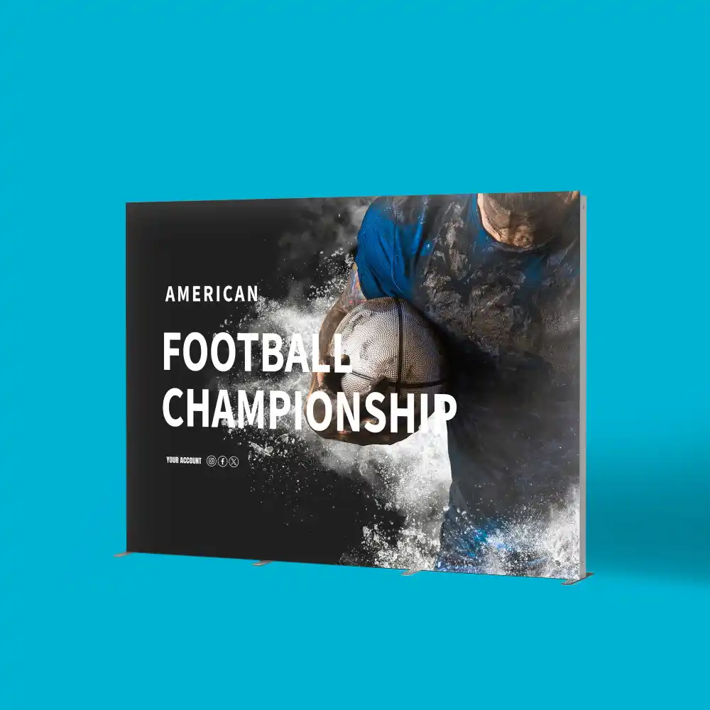 Custom Printed 10 ft Backlit Fabric Backdrop on High Quality Materials 2 Custom Printed 10 ft Backlit Fabric Backdrop on High Quality Materials 2