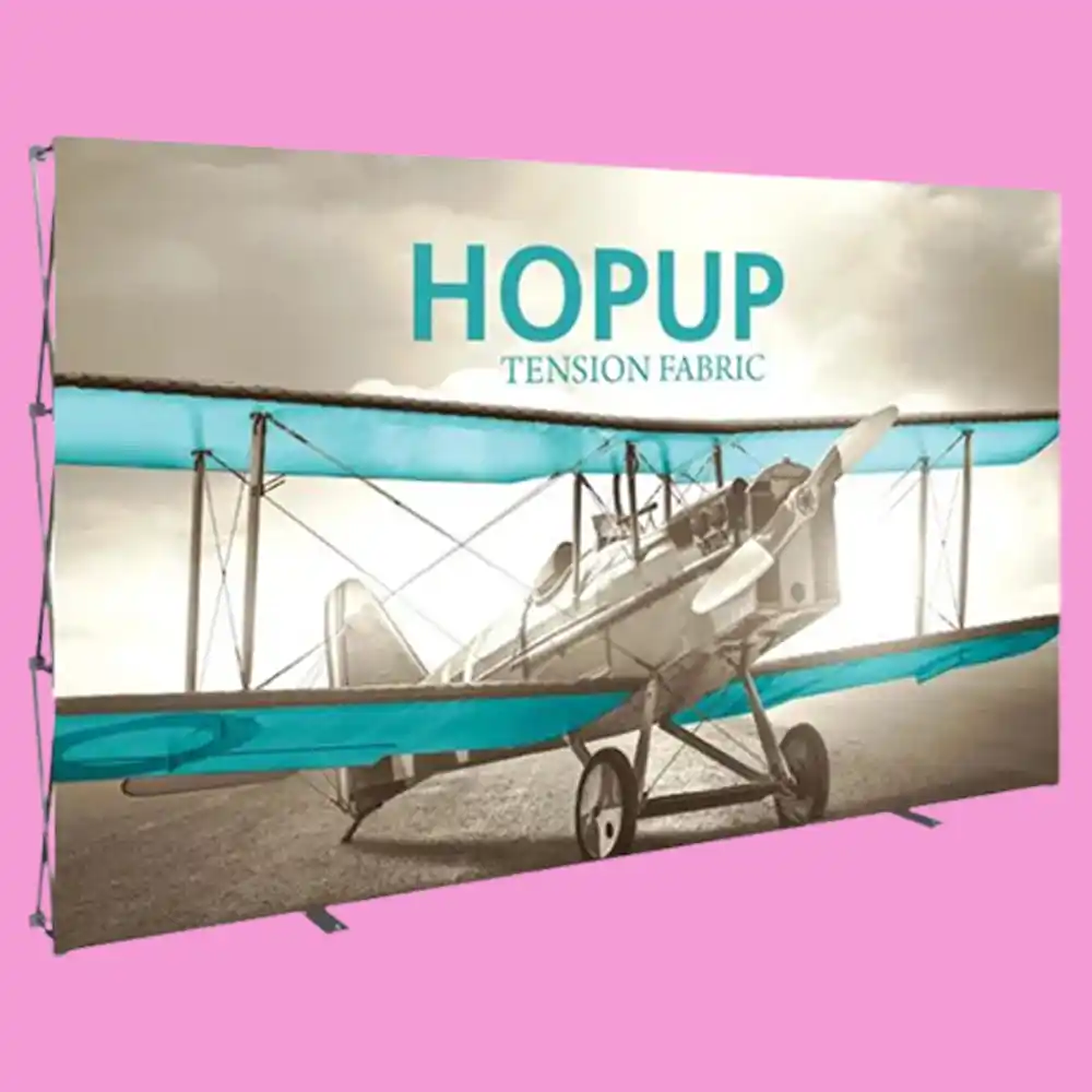 Custom Printed 13 ft Hopup Display on High Quality Materials 1 Custom Printed 13 ft Hopup Display on High Quality Materials 1
