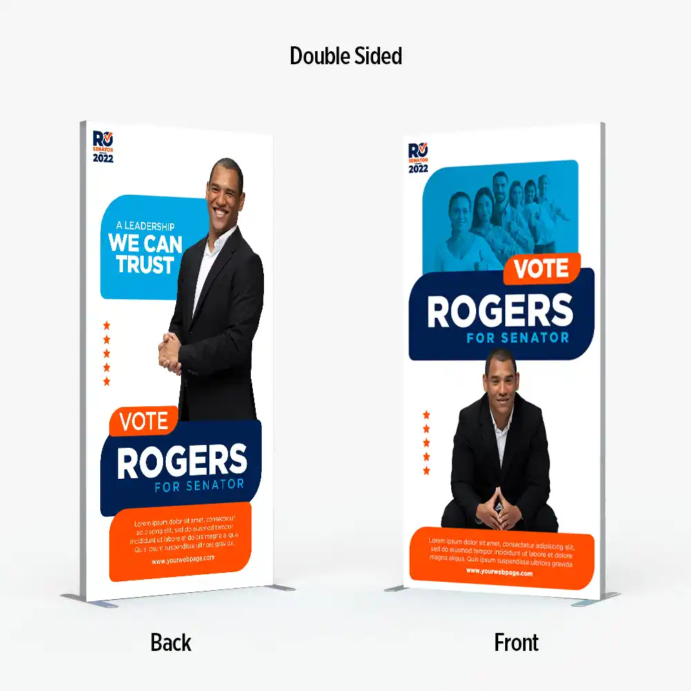 Custom Printed 3 ft Political Fabric Backdrop on High Quality Materials 2 Custom Printed 3 ft Political Fabric Backdrop on High Quality Materials 2