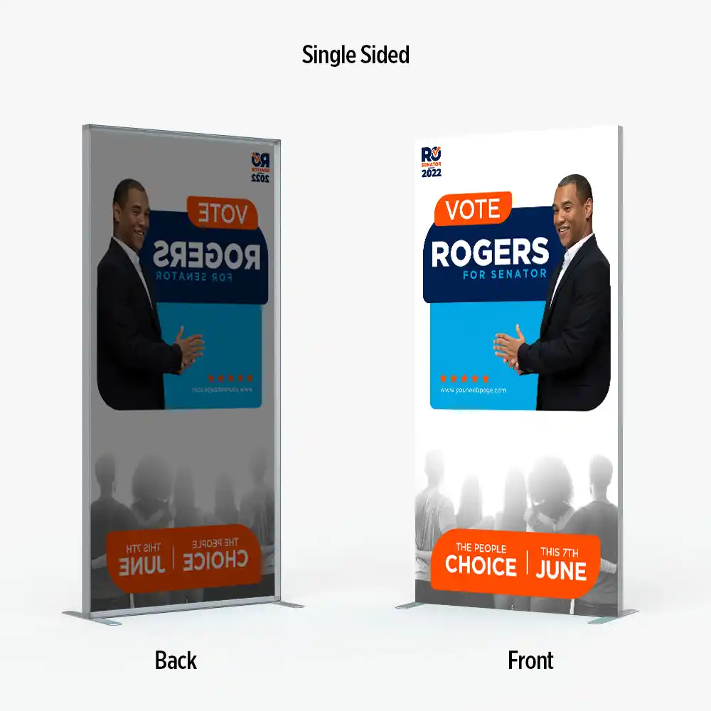 Custom Printed 3 ft Political Fabric Backdrop on High Quality Materials 3 Custom Printed 3 ft Political Fabric Backdrop on High Quality Materials 3