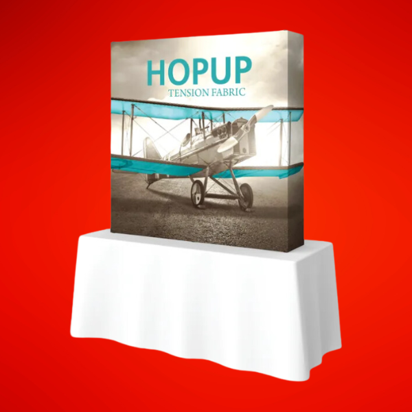 Custom Printed 5 ft Tabletop Hopup Display on High Quality Materials 2 Custom Printed 5 ft Tabletop Hopup Display on High Quality Materials 2