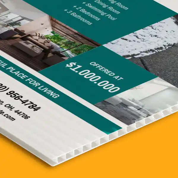 Custom Printed 6mm Coroplast on High Quality Materials 1 Custom Printed 6mm Coroplast on High Quality Materials 1