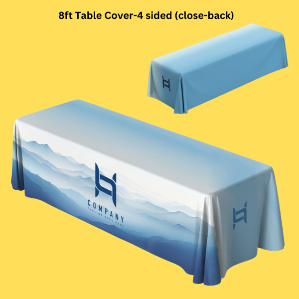 Custom Printed 8 ft Table Cover on High Quality Materials 3 Custom Printed 8 ft Table Cover on High Quality Materials 3
