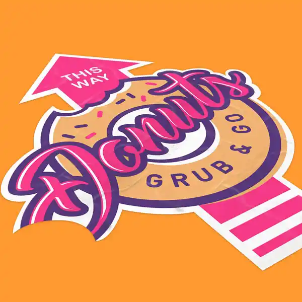 Custom Printed Aluminum Floor Graphics on High Quality Materials 1 Custom Printed Aluminum Floor Graphics on High Quality Materials 1