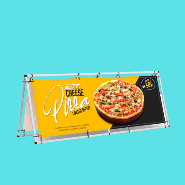Custom Printed Banner A-Frame on High Quality Materials 1 Custom Printed Banner A-Frame on High Quality Materials 1