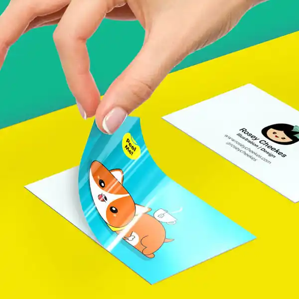 Custom Printed Business Card Stickers on High Quality Materials 1 Custom Printed Business Card Stickers on High Quality Materials 1