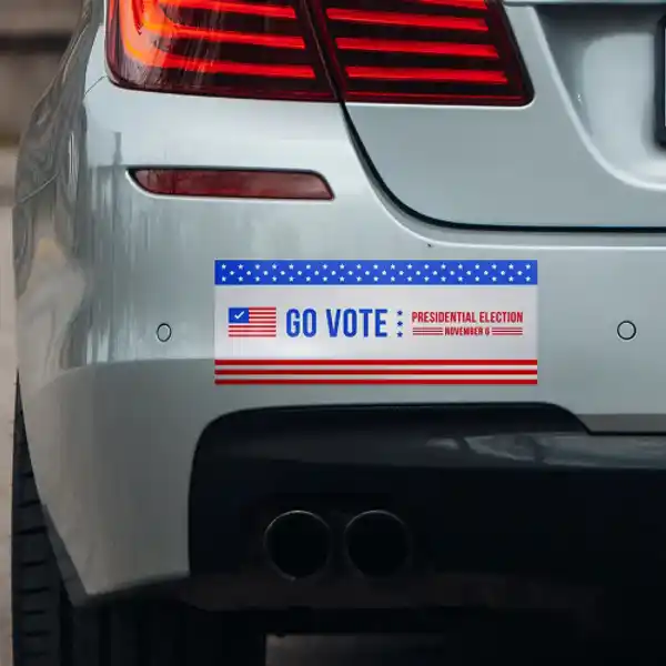 Custom Printed Campaign Bumper Stickers on High Quality Materials 4 Custom Printed Campaign Bumper Stickers on High Quality Materials 4