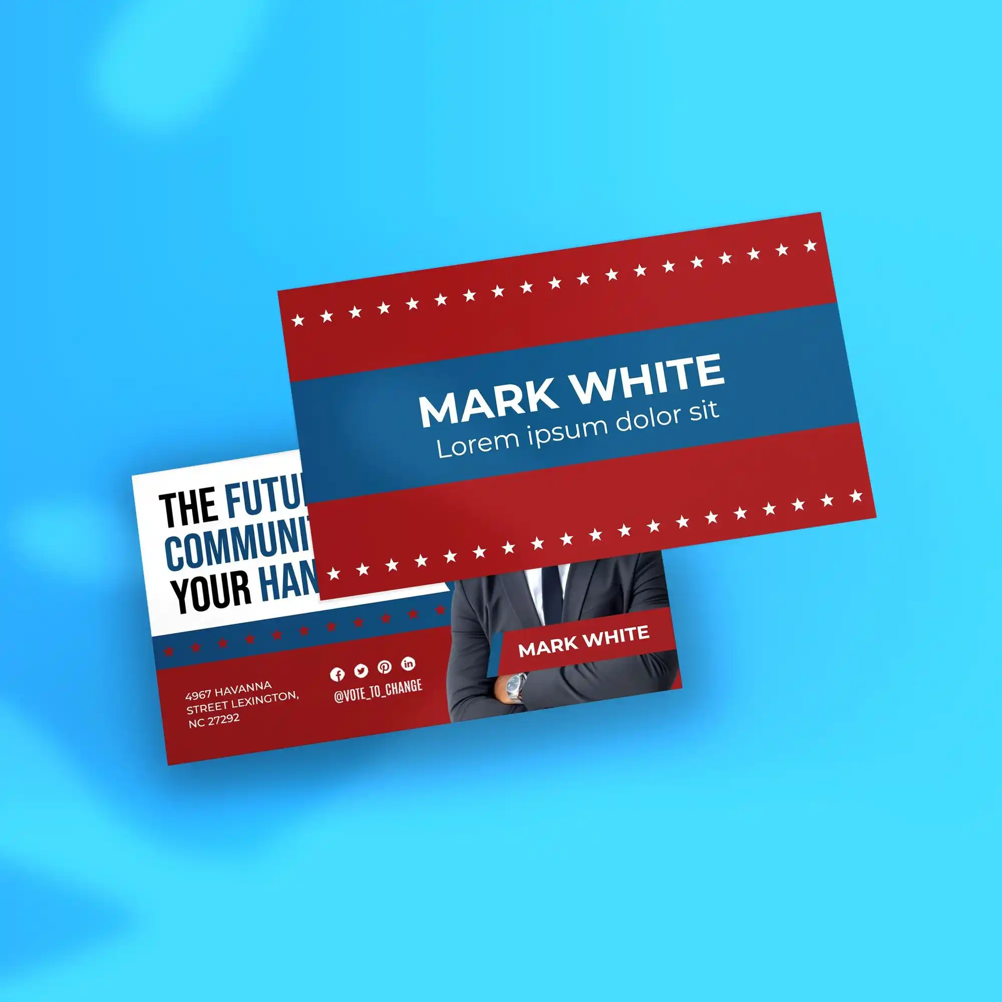 Custom Printed Campaign Business Cards on High Quality Materials 1 Custom Printed Campaign Business Cards on High Quality Materials 1