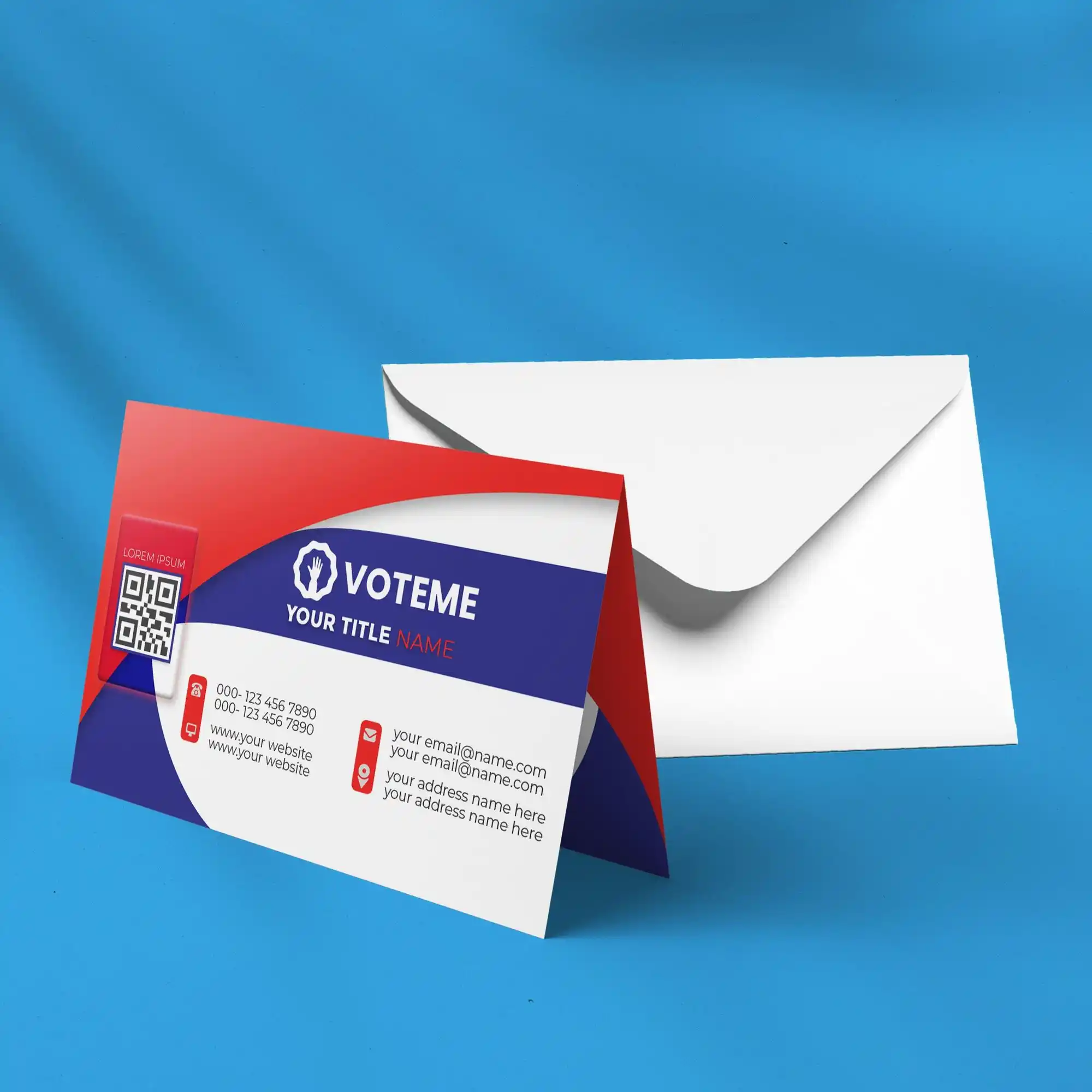 Custom Printed Campaign Folded Notecards on High Quality Materials 1 Custom Printed Campaign Folded Notecards on High Quality Materials 1