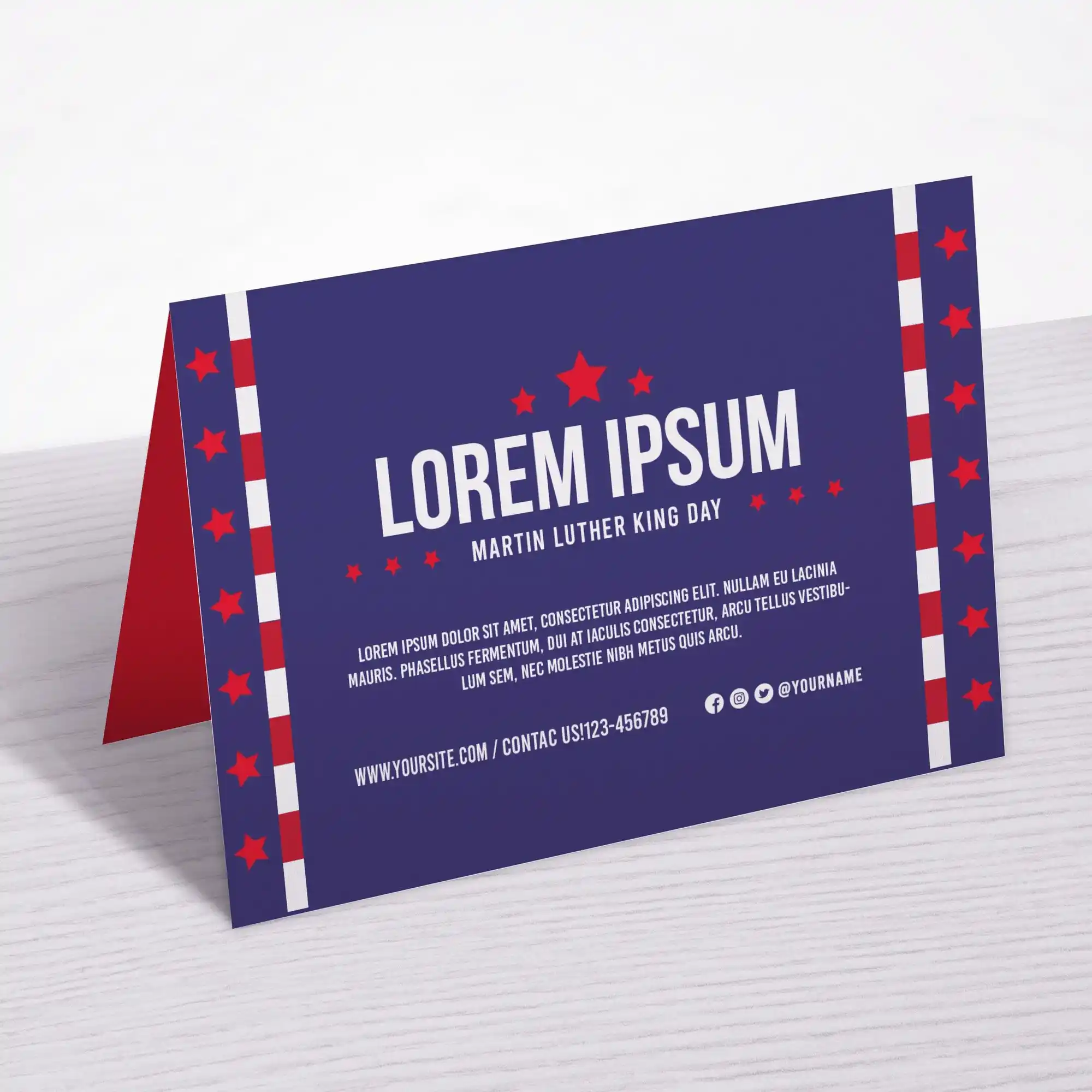 Custom Printed Campaign Folded Notecards on High Quality Materials 2 Custom Printed Campaign Folded Notecards on High Quality Materials 2