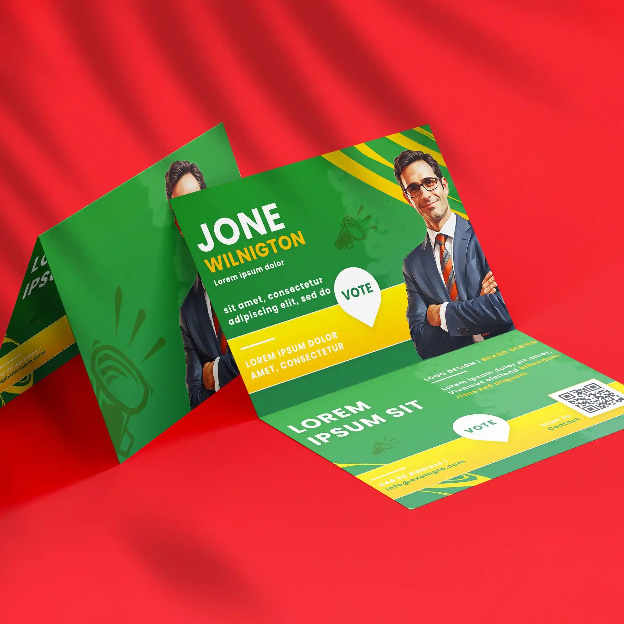 Custom Printed Campaign Folded Notecards on High Quality Materials 3 Custom Printed Campaign Folded Notecards on High Quality Materials 3