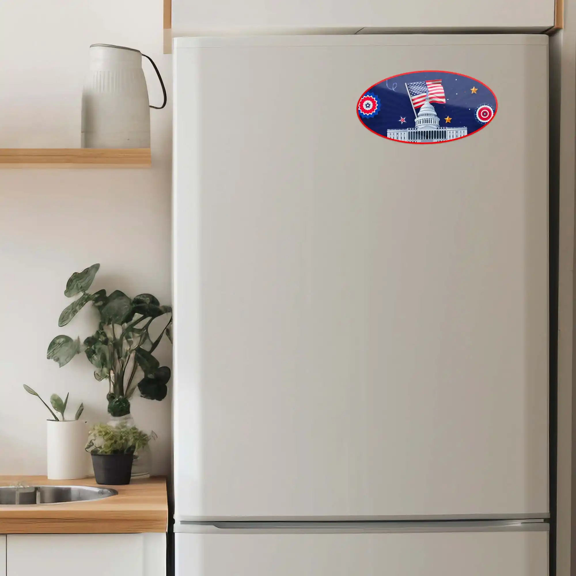 Custom Printed Campaign Oval Magnets on High Quality Materials 2 Custom Printed Campaign Oval Magnets on High Quality Materials 2