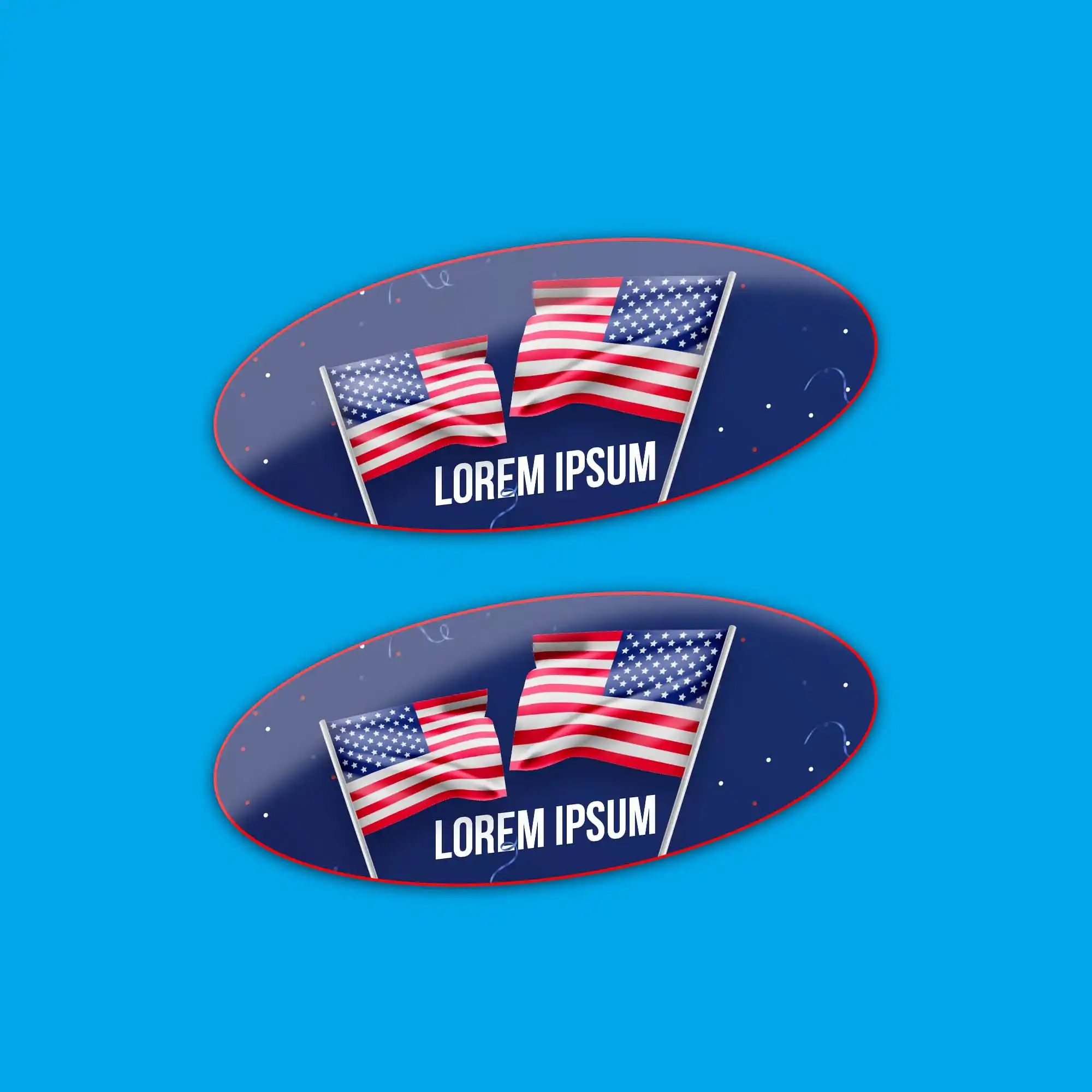 Custom Printed Campaign Oval Magnets on High Quality Materials 3 Custom Printed Campaign Oval Magnets on High Quality Materials 3