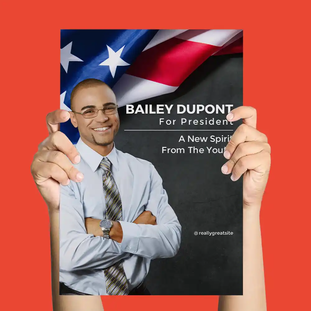 Custom Printed Campaign Posters on High Quality Materials 1 Custom Printed Campaign Posters on High Quality Materials 1