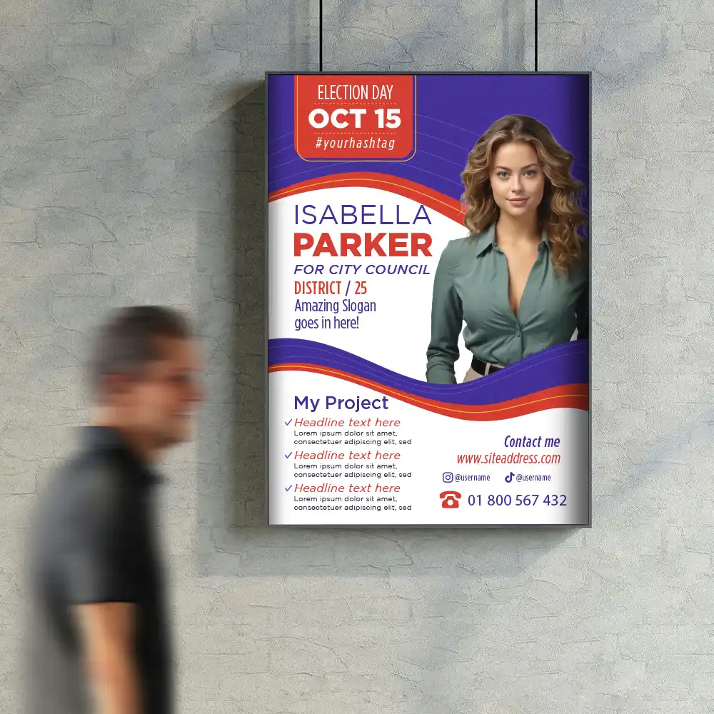 Custom Printed Campaign Posters on High Quality Materials 2 Custom Printed Campaign Posters on High Quality Materials 2