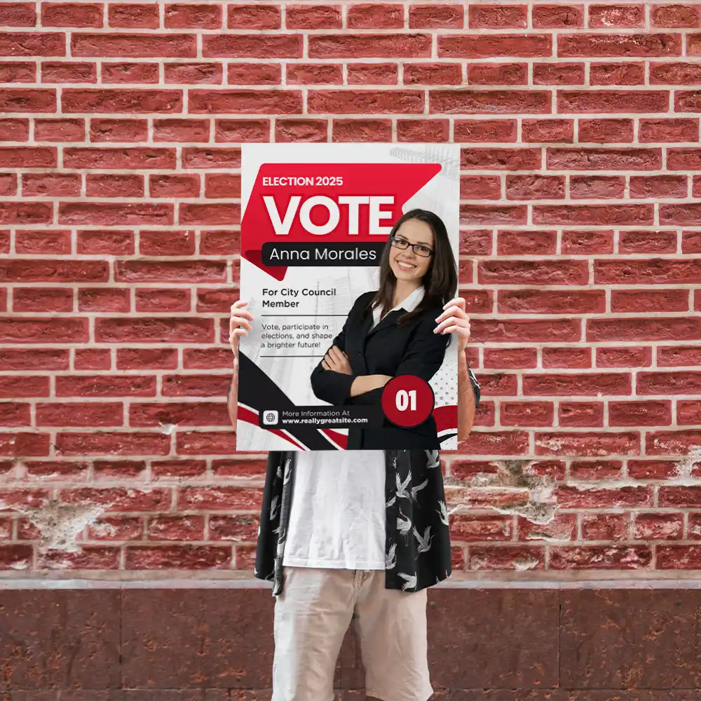 Custom Printed Campaign Posters on High Quality Materials 3 Custom Printed Campaign Posters on High Quality Materials 3