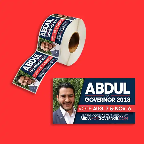 Custom Printed Campaign Roll Labels on High Quality Materials 3 Custom Printed Campaign Roll Labels on High Quality Materials 3
