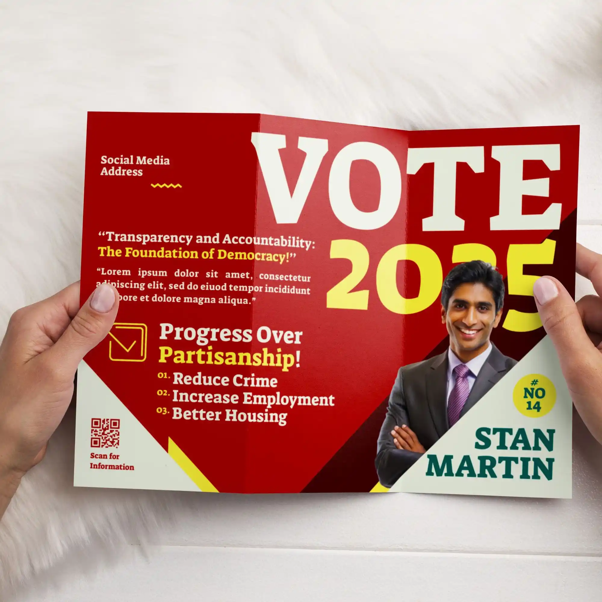 Custom Printed Campaign Tri-Fold Brochures on High Quality Materials 3 Custom Printed Campaign Tri-Fold Brochures on High Quality Materials 3