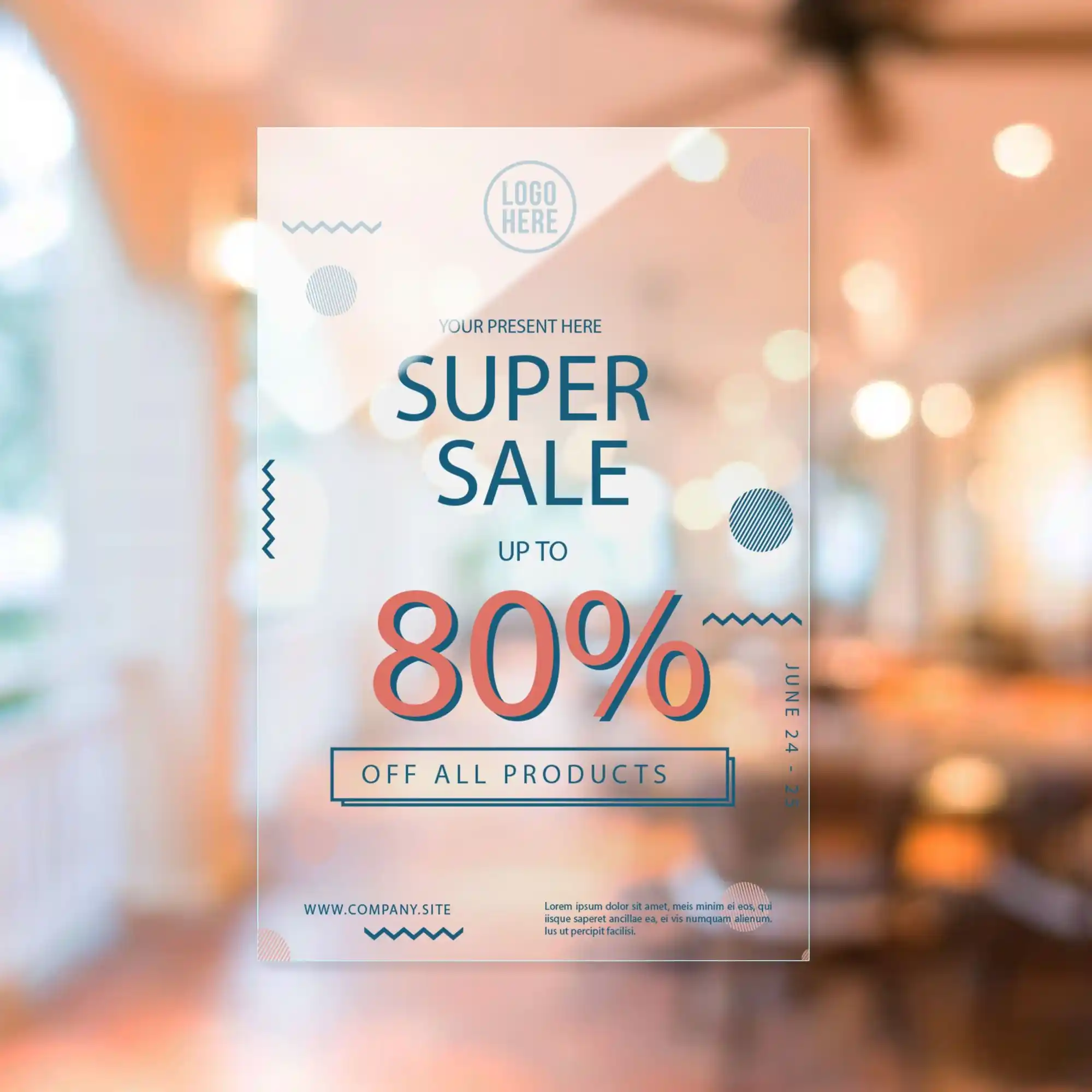 Custom Printed Clear Flyers on High Quality Materials 2 Custom Printed Clear Flyers on High Quality Materials 2