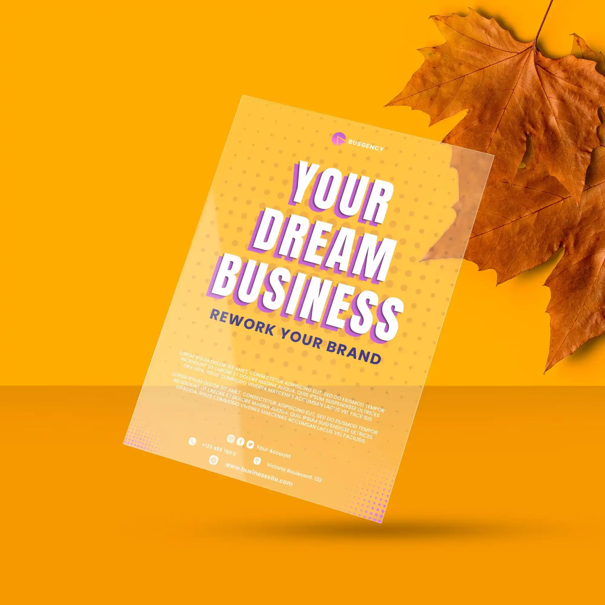 Custom Printed Clear Flyers on High Quality Materials 3 Custom Printed Clear Flyers on High Quality Materials 3