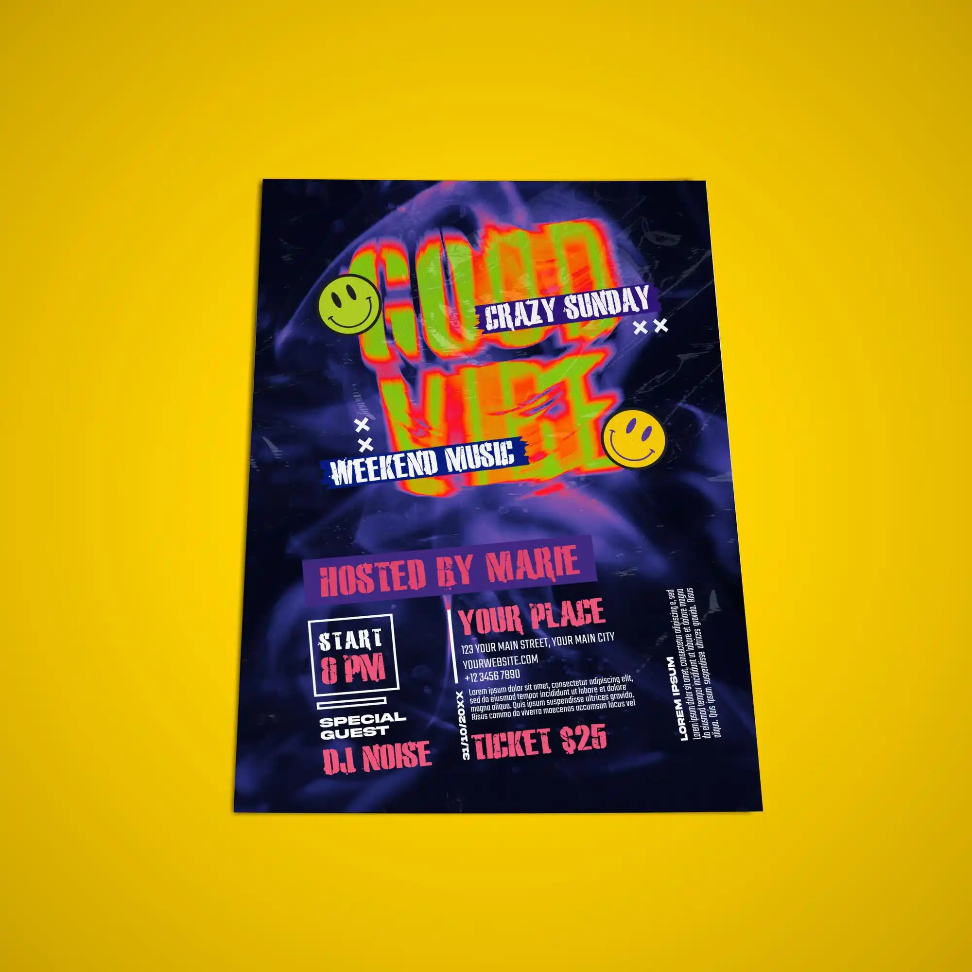 Custom Printed Club Flyers on High Quality Materials 1 Custom Printed Club Flyers on High Quality Materials 1