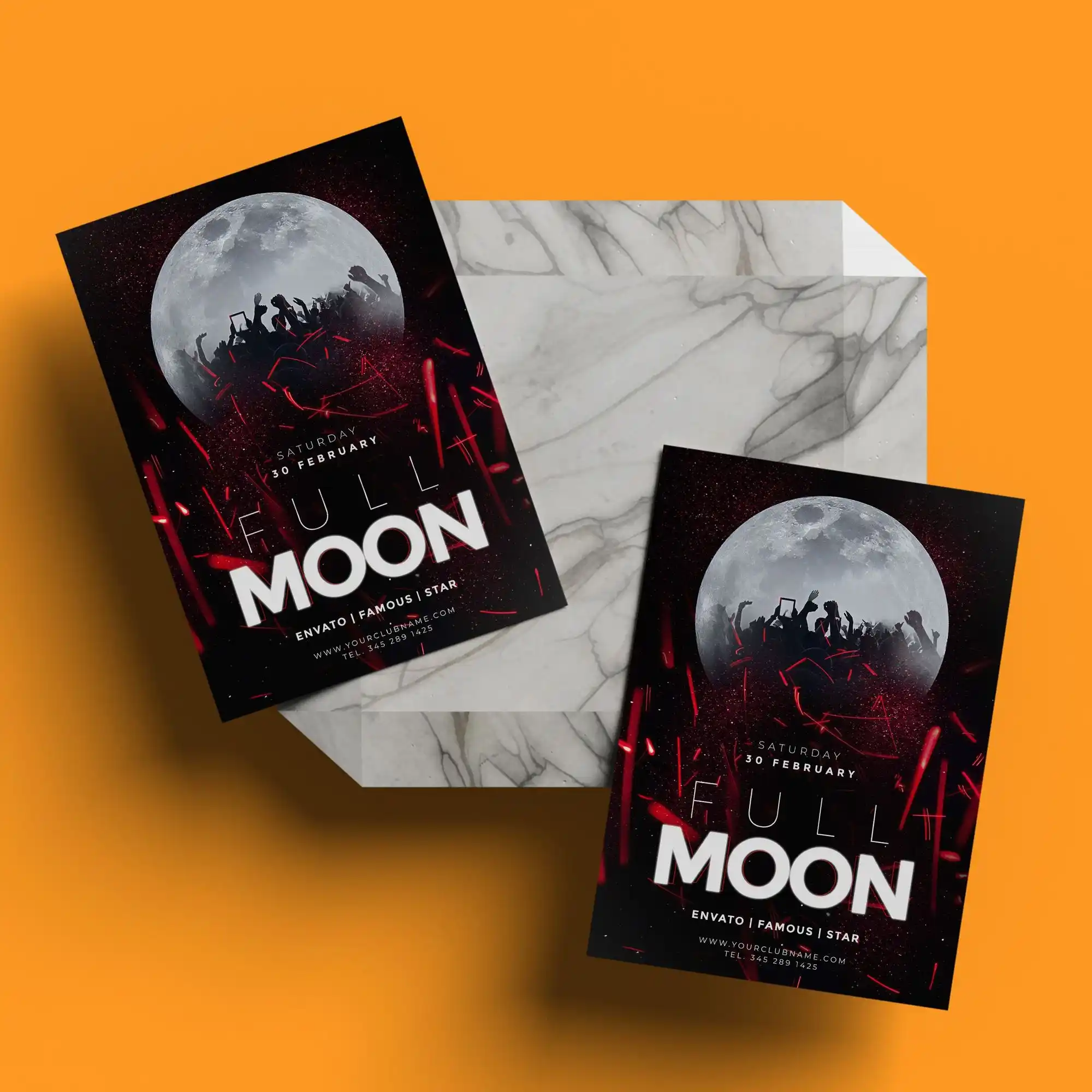 Custom Printed Club Flyers on High Quality Materials 2 Custom Printed Club Flyers on High Quality Materials 2