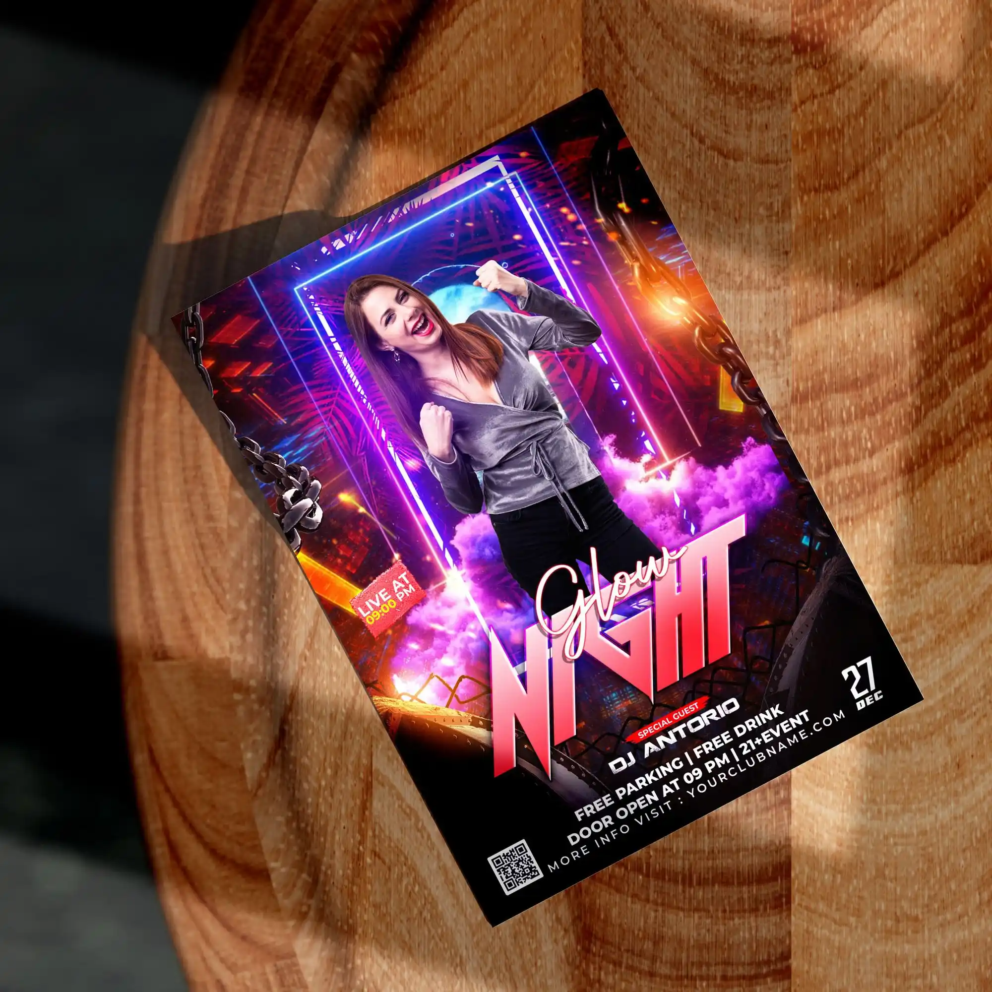 Custom Printed Club Flyers on High Quality Materials 3 Custom Printed Club Flyers on High Quality Materials 3