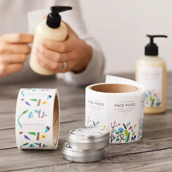 Custom Printed Cosmetic Labels on High Quality Materials 2 Custom Printed Cosmetic Labels on High Quality Materials 2