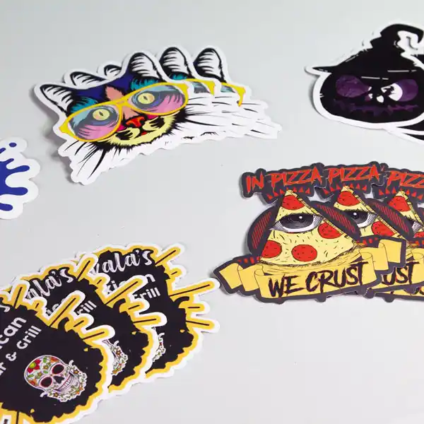 Custom Printed Cut-to-Shape Stickers on High Quality Materials 3 Custom Printed Cut-to-Shape Stickers on High Quality Materials 3