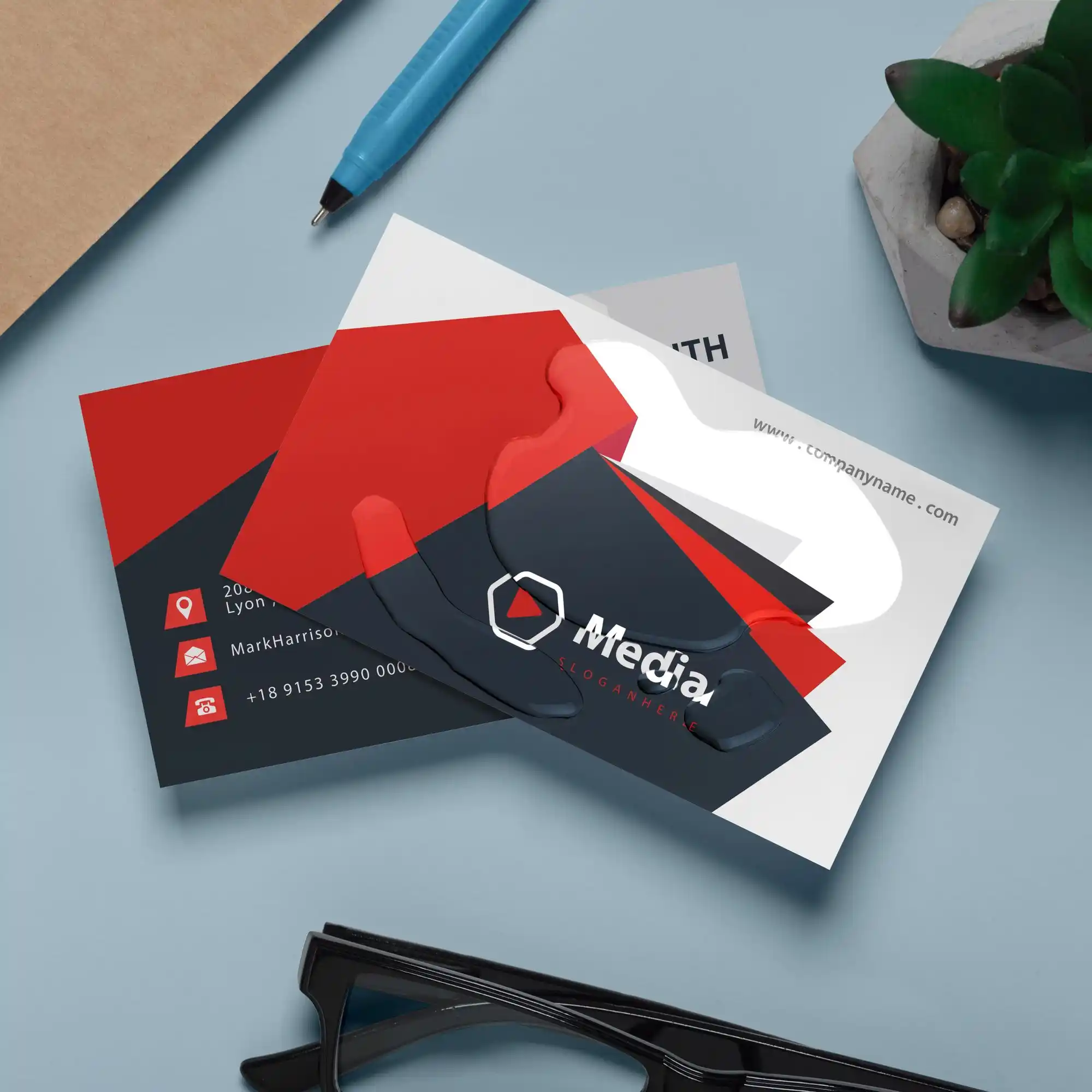 Custom Printed Durable Business Cards on High Quality Materials 2 Custom Printed Durable Business Cards on High Quality Materials 2