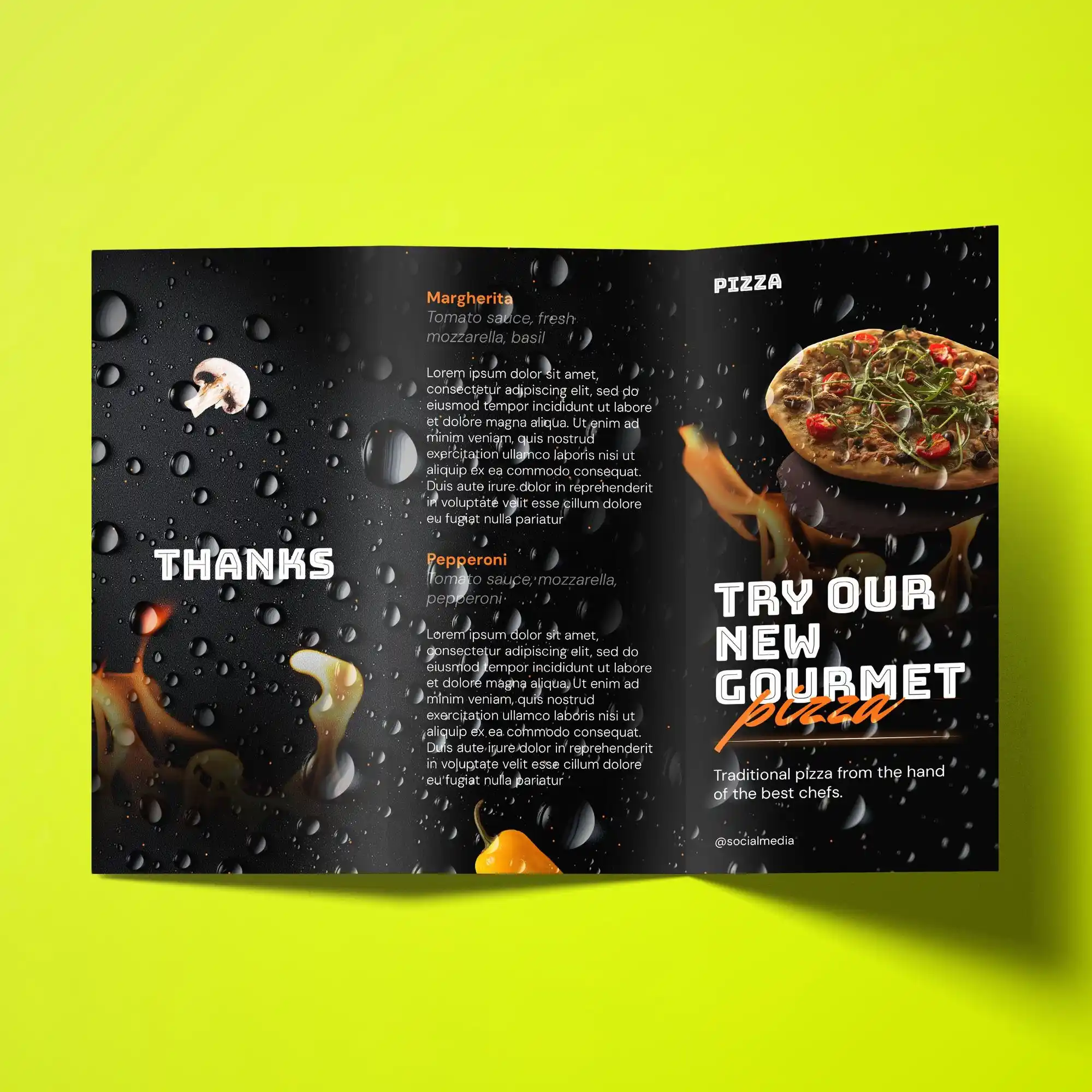 Custom Printed Durable Synthetic Menus on High Quality Materials 3 Custom Printed Durable Synthetic Menus on High Quality Materials 3