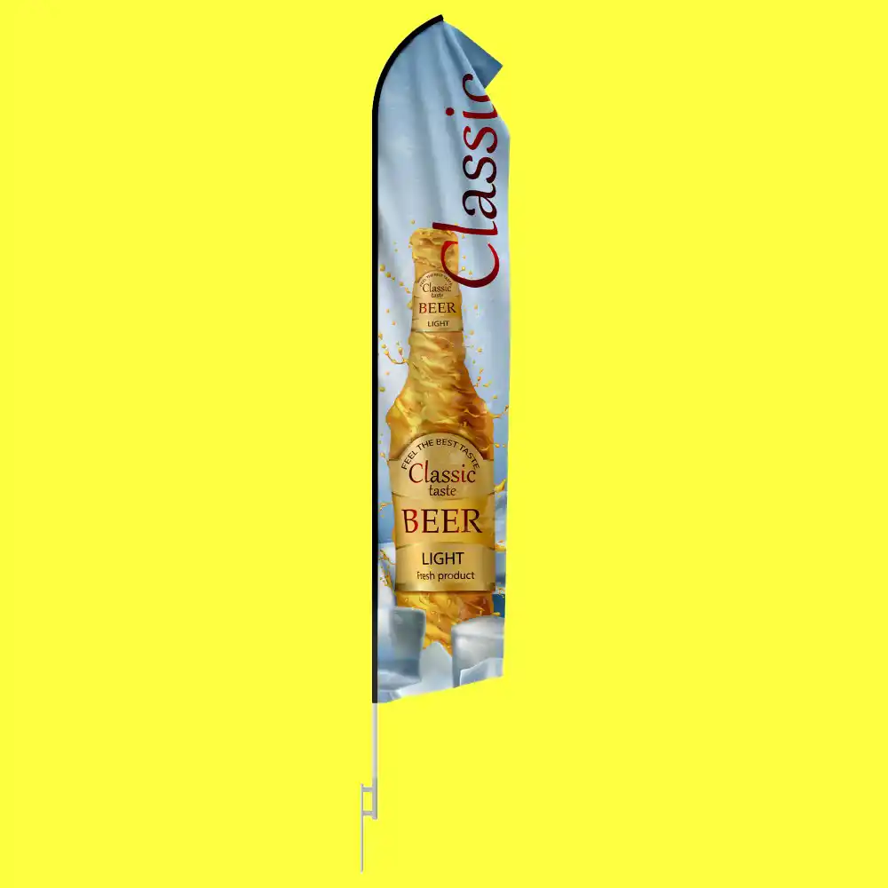 Custom Printed Economy Feather Flags on High Quality Materials 1 Custom Printed Economy Feather Flags on High Quality Materials 1