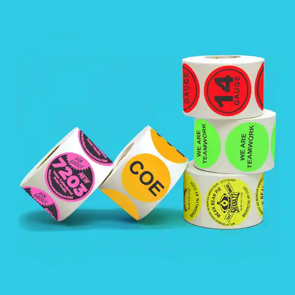 Custom Printed Fluorescent Labels on High Quality Materials 1 Custom Printed Fluorescent Labels on High Quality Materials 1