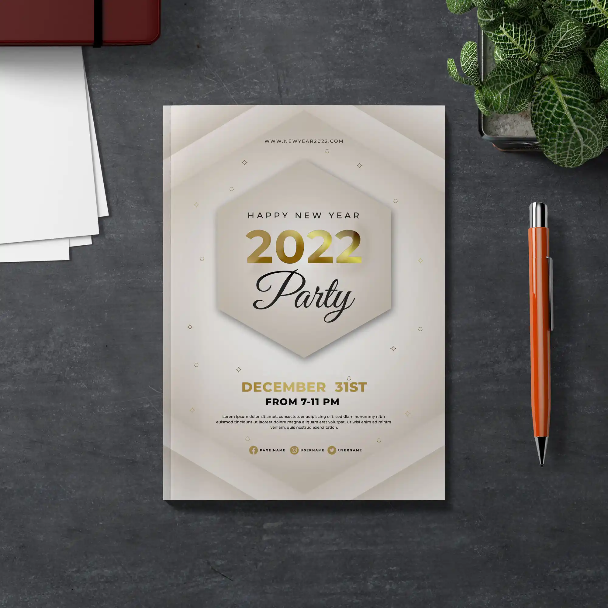 Custom Printed Foil Flyers on High Quality Materials 4 Custom Printed Foil Flyers on High Quality Materials 4