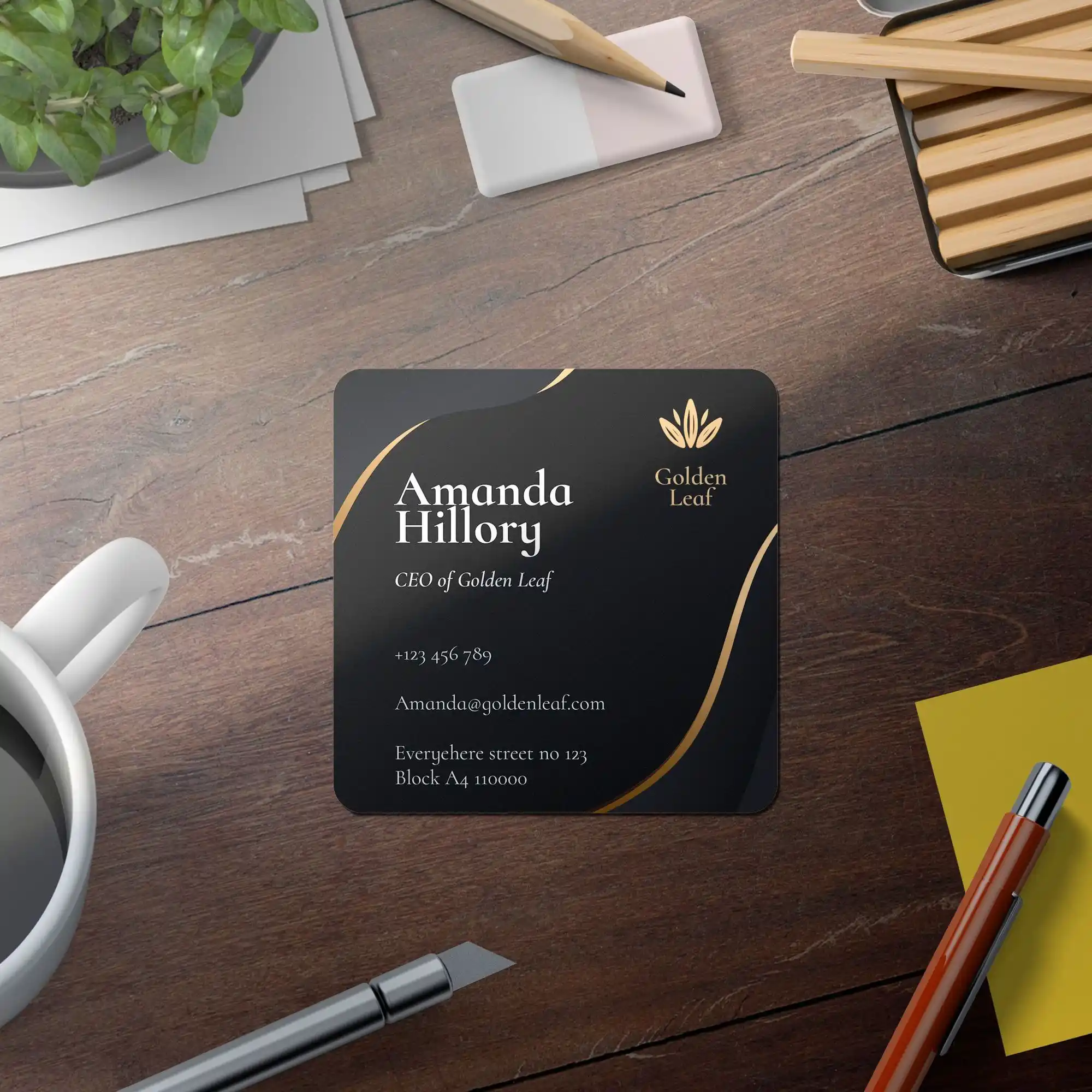 Custom Printed Foil Social Cards on High Quality Materials 4 Custom Printed Foil Social Cards on High Quality Materials 4