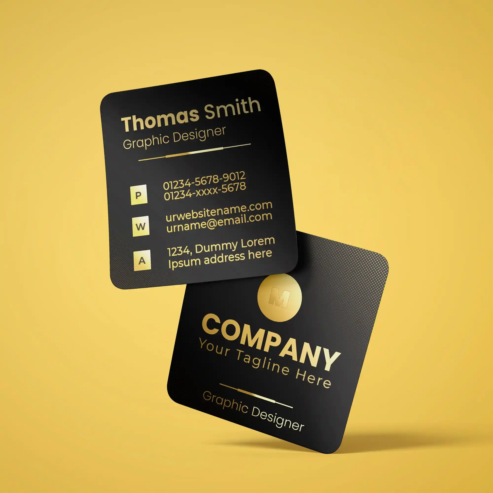 Custom Printed Foil Social Cards on High Quality Materials 5 Custom Printed Foil Social Cards on High Quality Materials 5