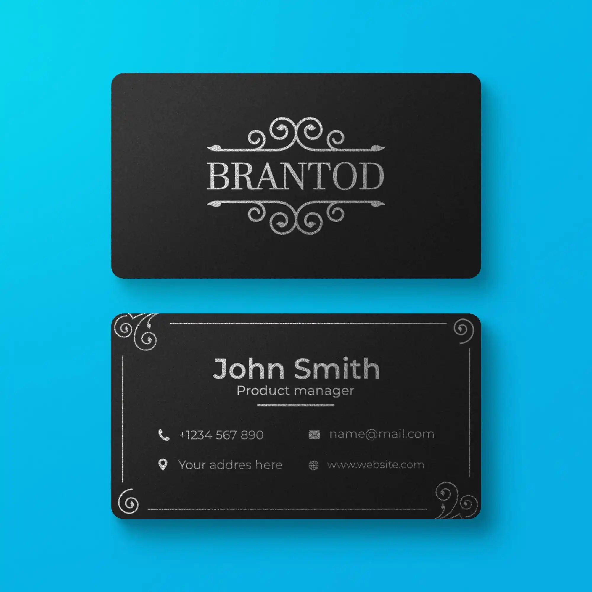 Custom Printed Foil Stamped Business Cards on High Quality Materials 1 Custom Printed Foil Stamped Business Cards on High Quality Materials 1