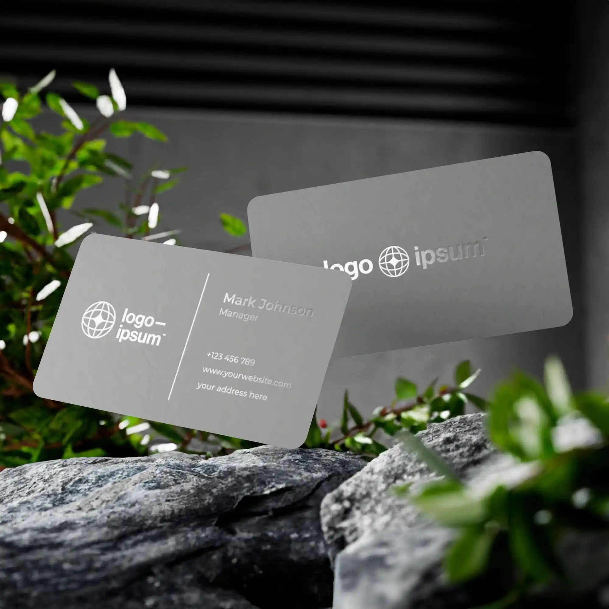 Custom Printed Foil Stamped Business Cards on High Quality Materials 5 Custom Printed Foil Stamped Business Cards on High Quality Materials 5