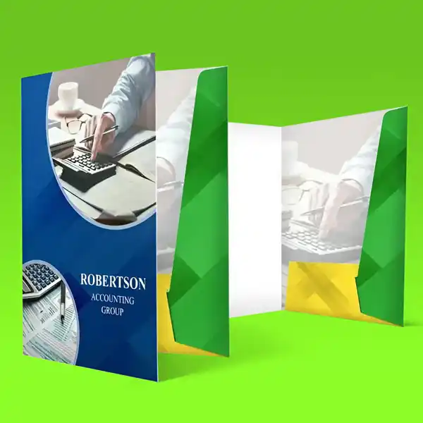 Custom Printed Glue-less Presentation Folders on High Quality Materials 1 Custom Printed Glue-less Presentation Folders on High Quality Materials 1