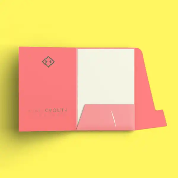 Custom Printed Glue-less Presentation Folders on High Quality Materials 2 Custom Printed Glue-less Presentation Folders on High Quality Materials 2