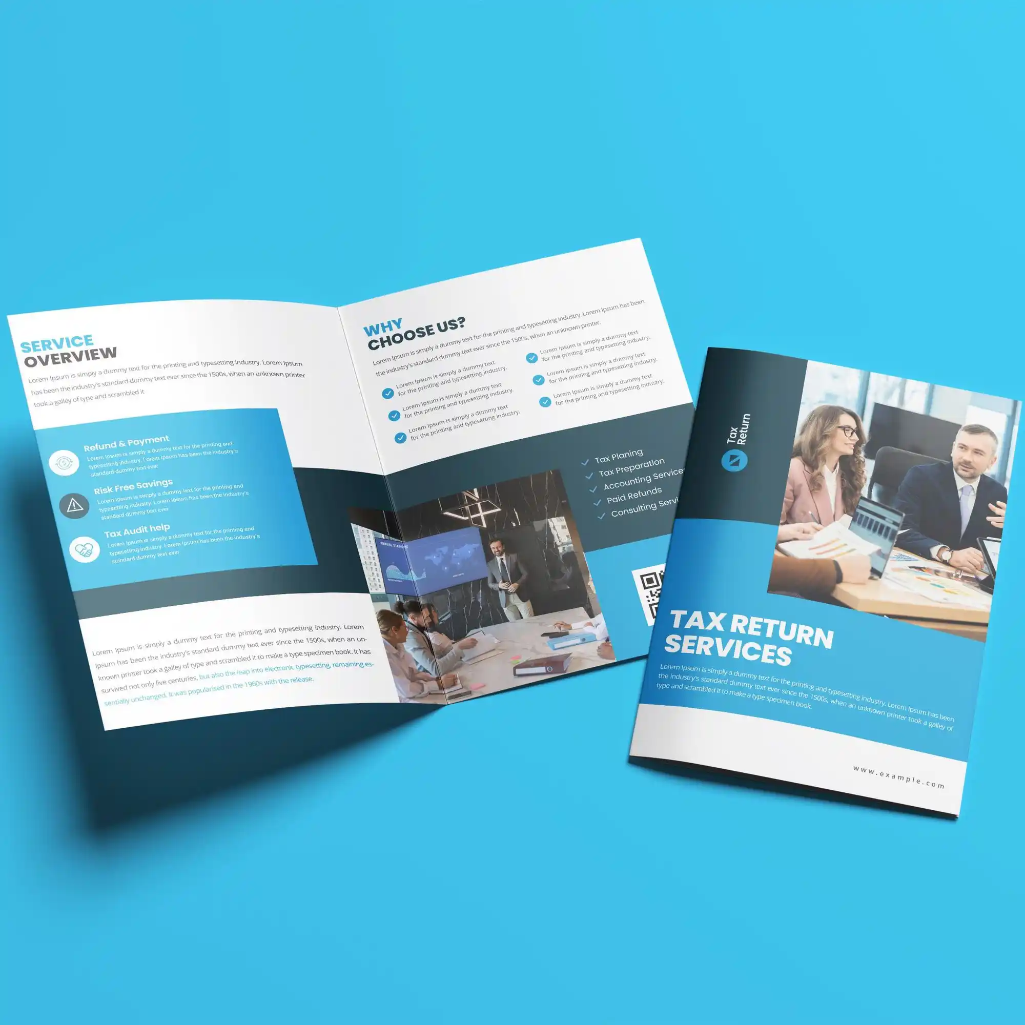 Custom Printed Half-Fold Brochures on High Quality Materials 1 Custom Printed Half-Fold Brochures on High Quality Materials 1