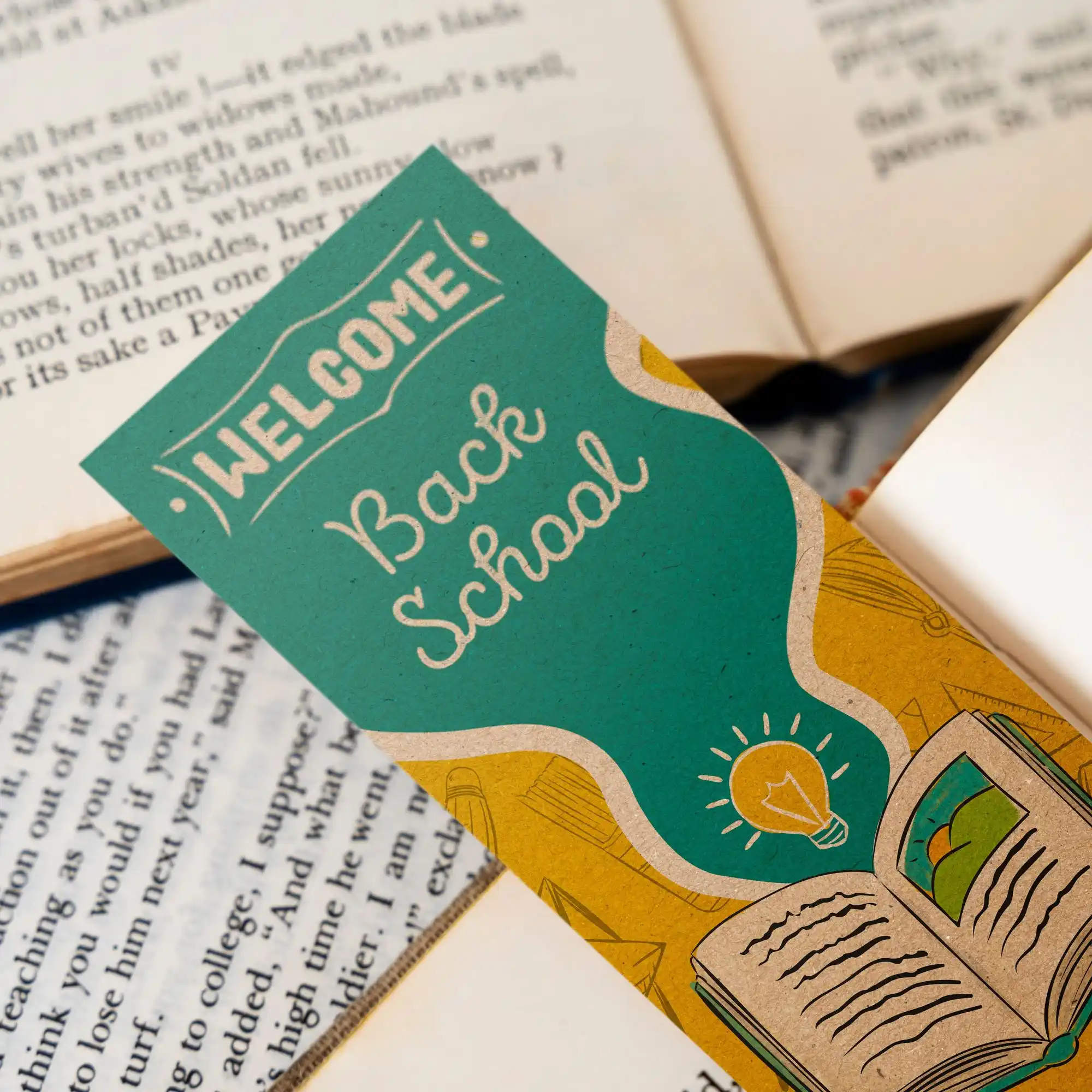 Custom Printed Kraft Bookmarks on High Quality Materials 2 Custom Printed Kraft Bookmarks on High Quality Materials 2