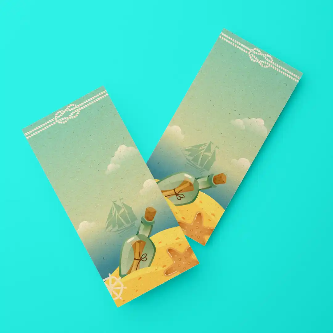 Custom Printed Kraft Bookmarks on High Quality Materials 3 Custom Printed Kraft Bookmarks on High Quality Materials 3