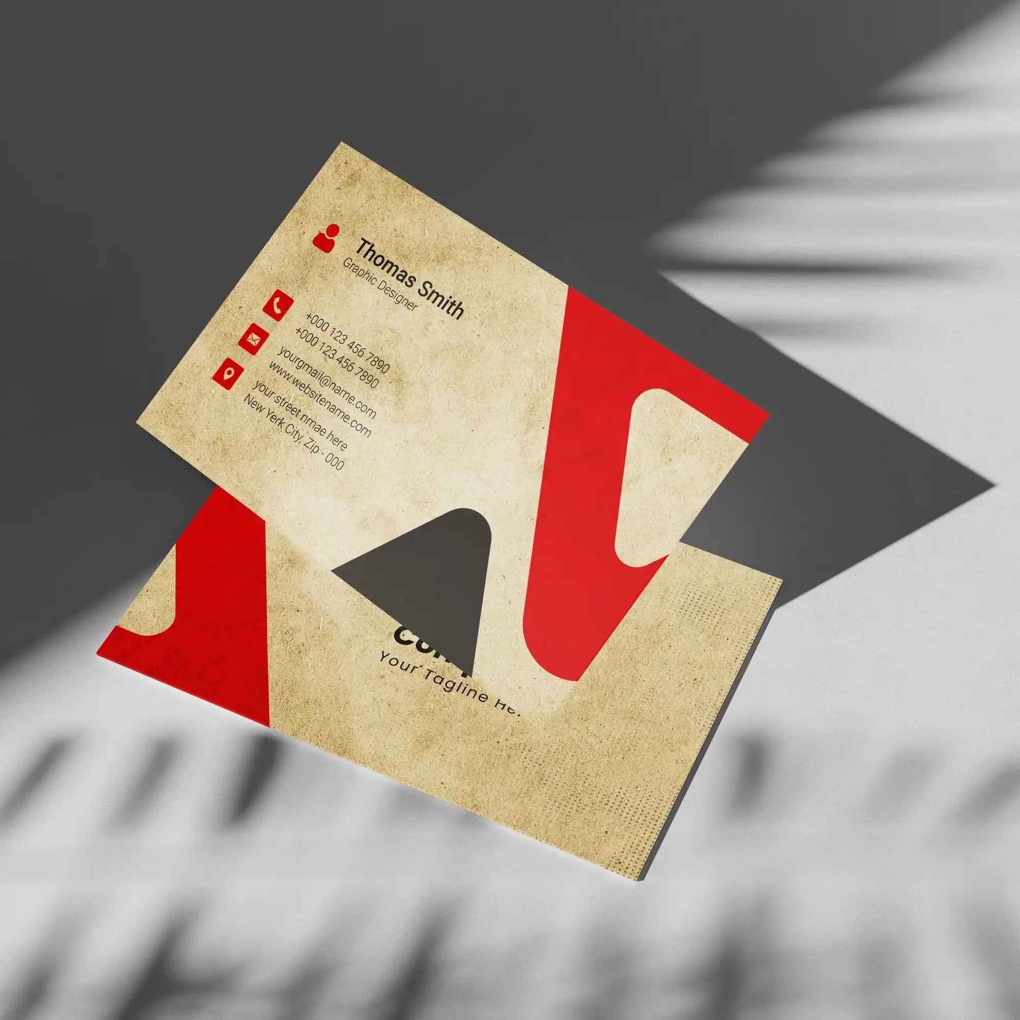 Custom Printed Kraft Business Cards on High Quality Materials 1 Custom Printed Kraft Business Cards on High Quality Materials 1