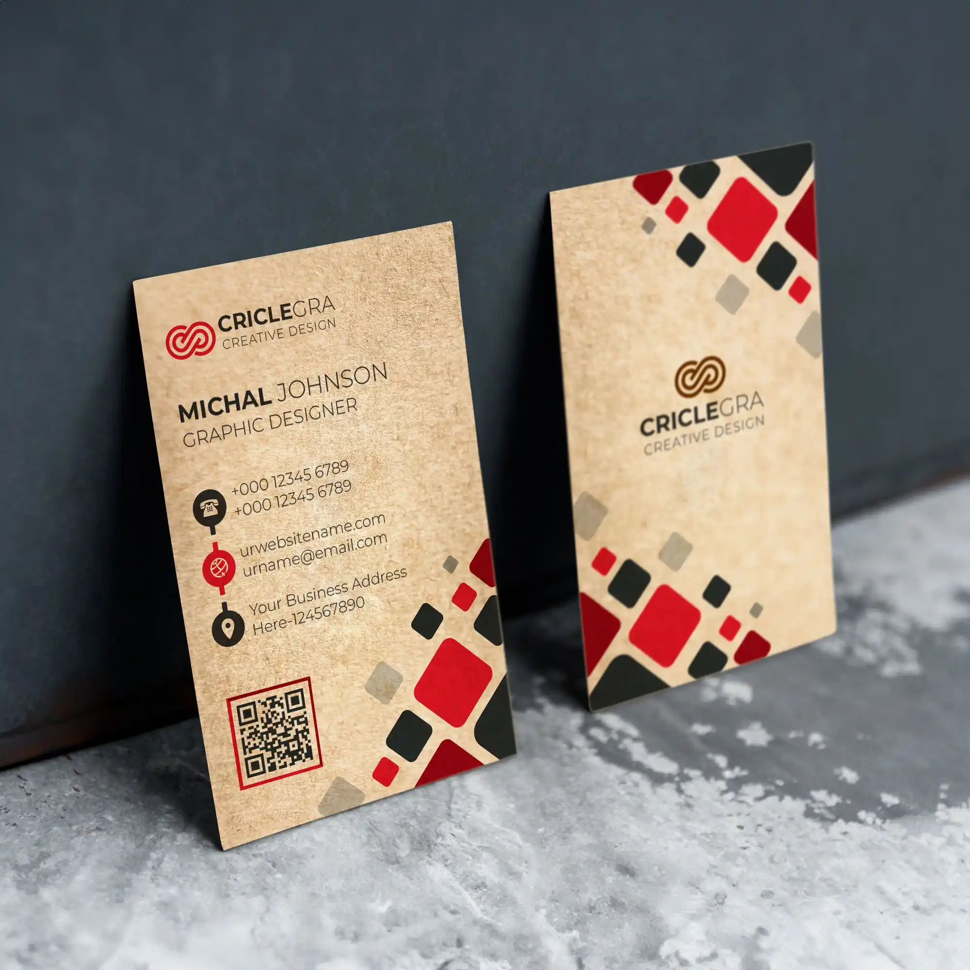 Custom Printed Kraft Business Cards on High Quality Materials 4 Custom Printed Kraft Business Cards on High Quality Materials 4