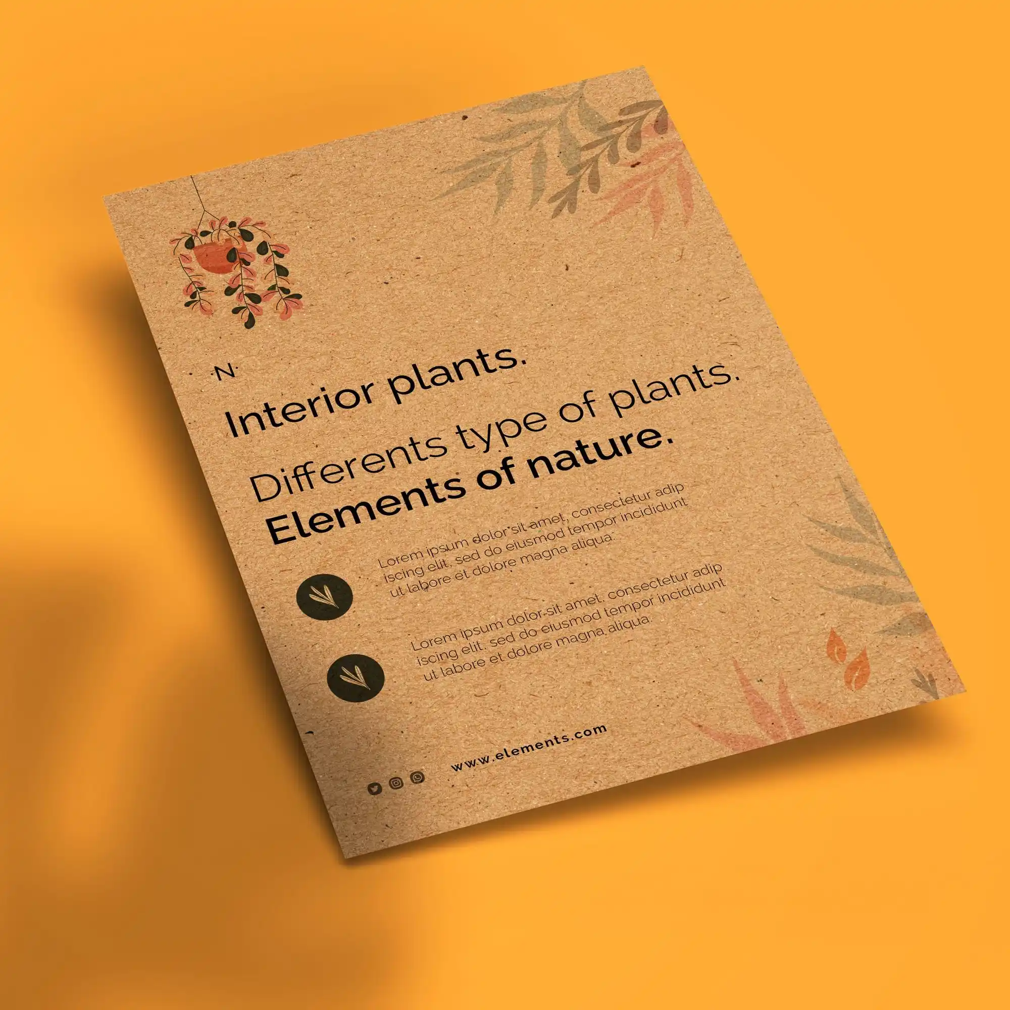 Custom Printed Kraft Flyers on High Quality Materials 1 Custom Printed Kraft Flyers on High Quality Materials 1