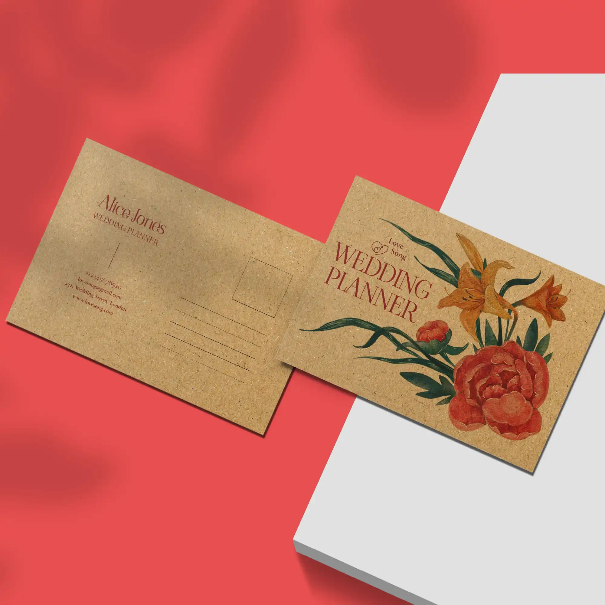 Custom Printed Kraft Postcards on High Quality Materials 2 Custom Printed Kraft Postcards on High Quality Materials 2