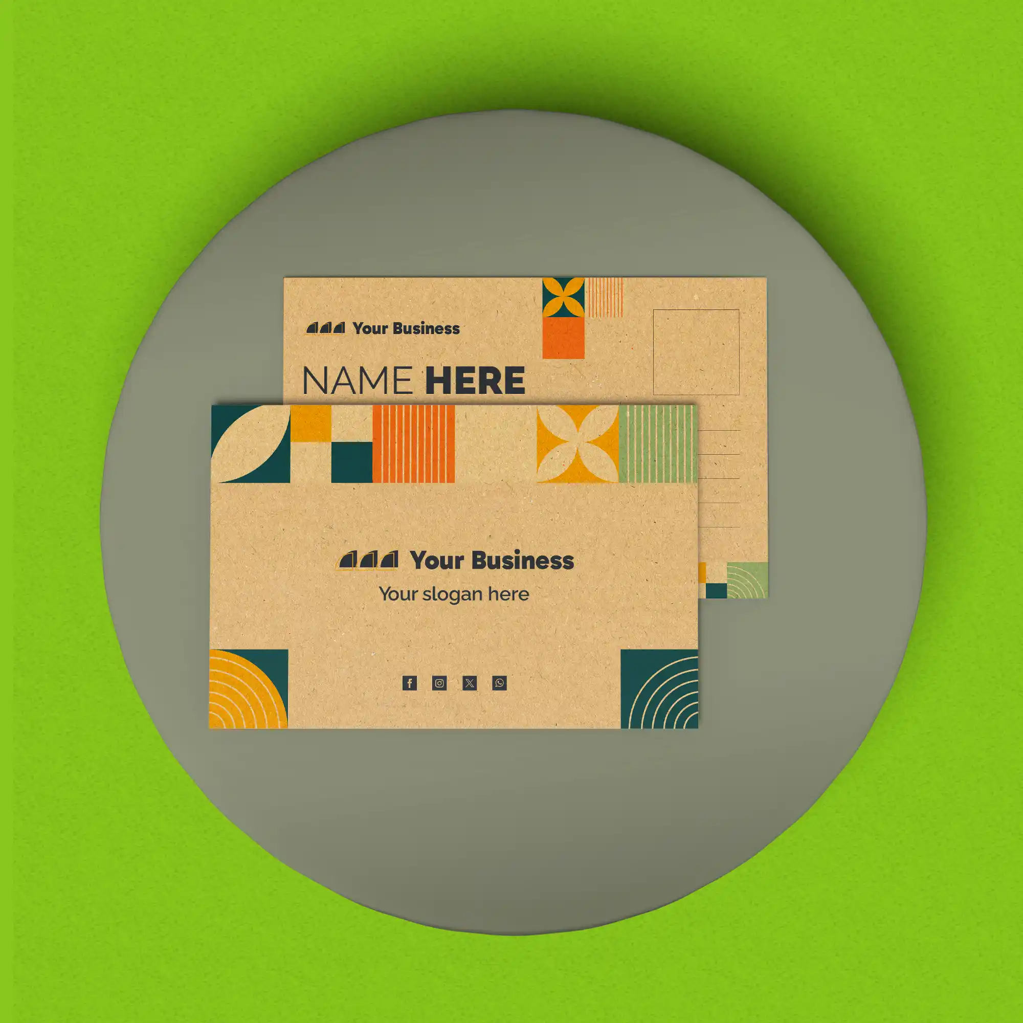 Custom Printed Kraft Postcards on High Quality Materials 3 Custom Printed Kraft Postcards on High Quality Materials 3