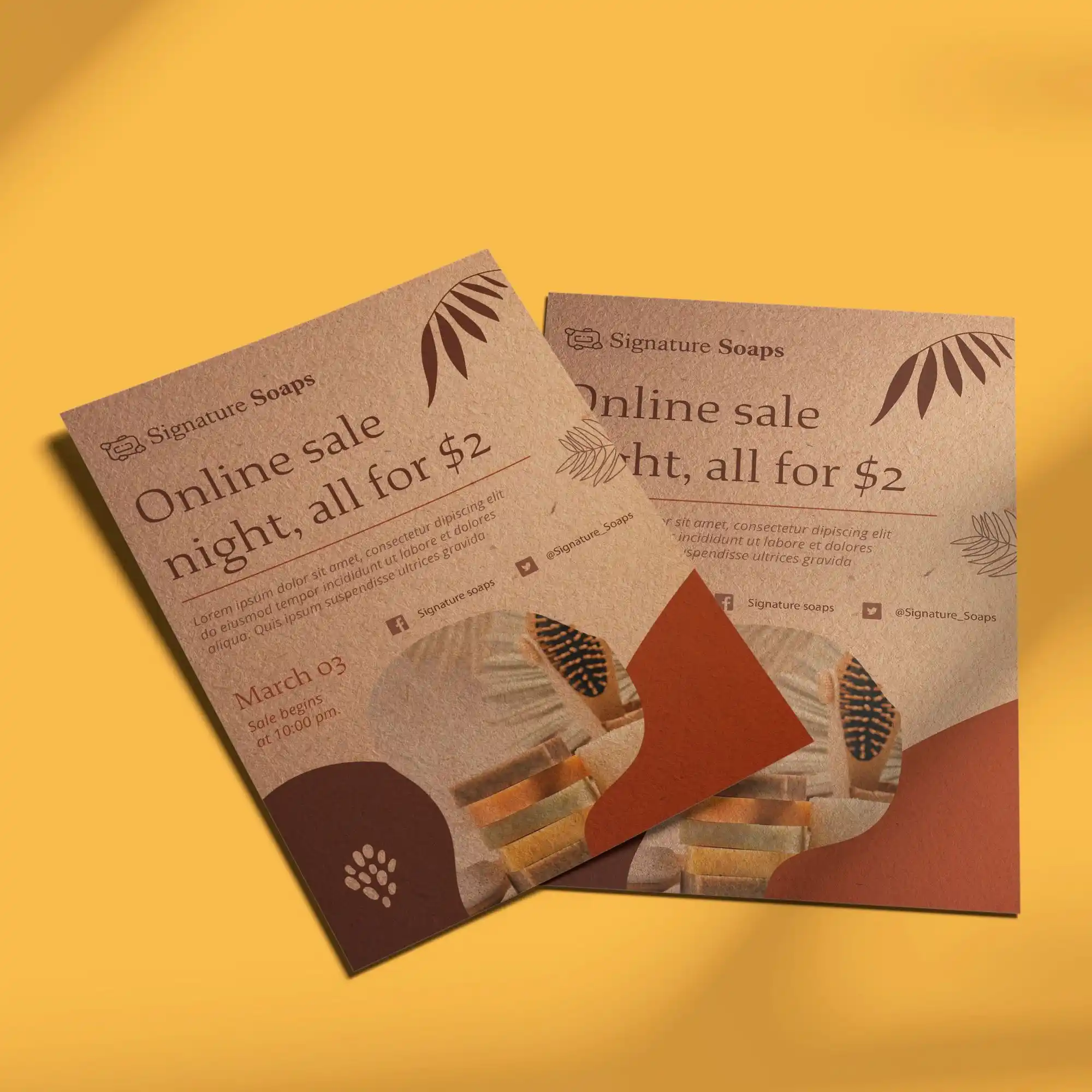 Custom Printed Kraft Sell Sheets on High Quality Materials 2 Custom Printed Kraft Sell Sheets on High Quality Materials 2